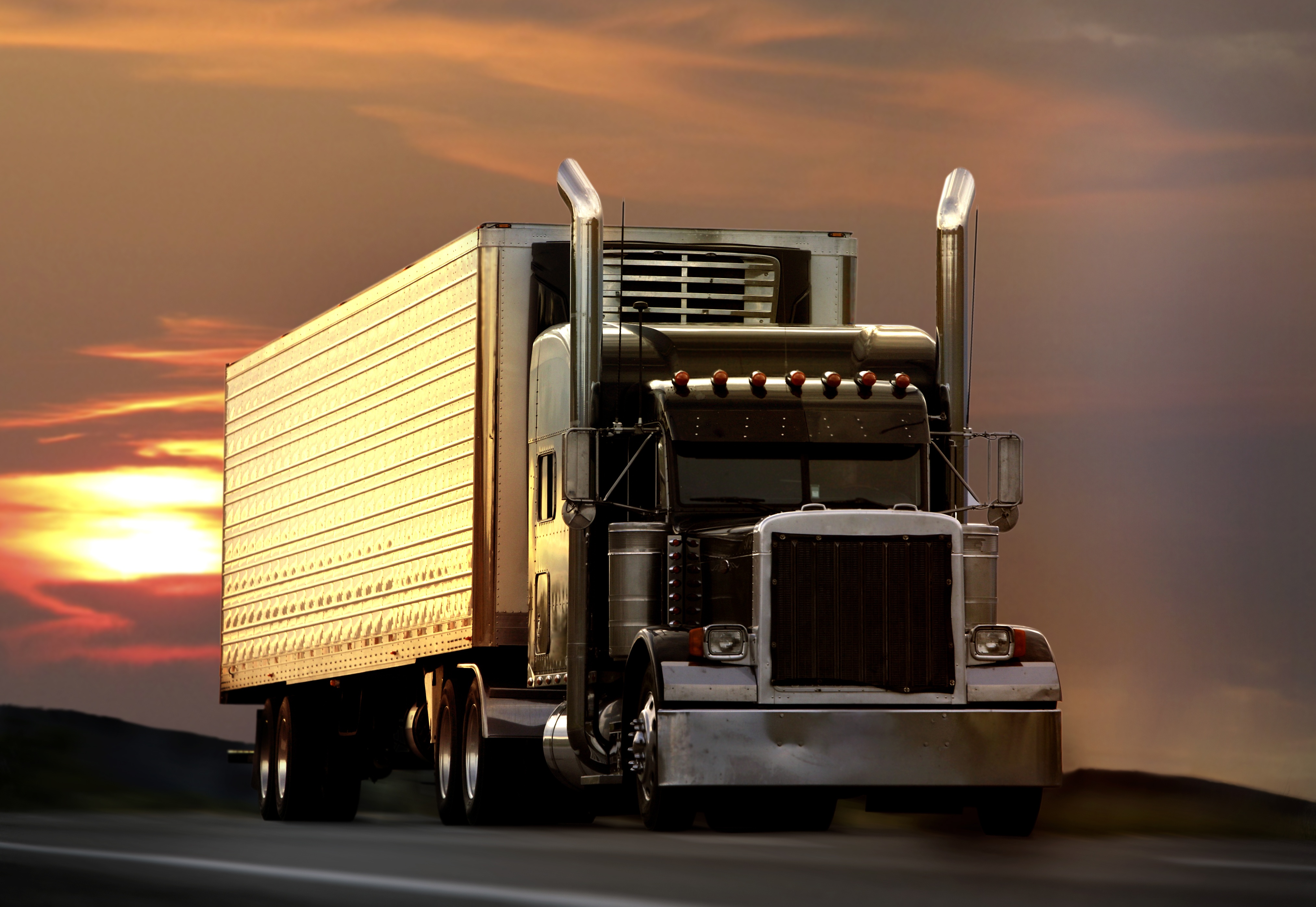Truck Driving Away from Sunset.jpg
